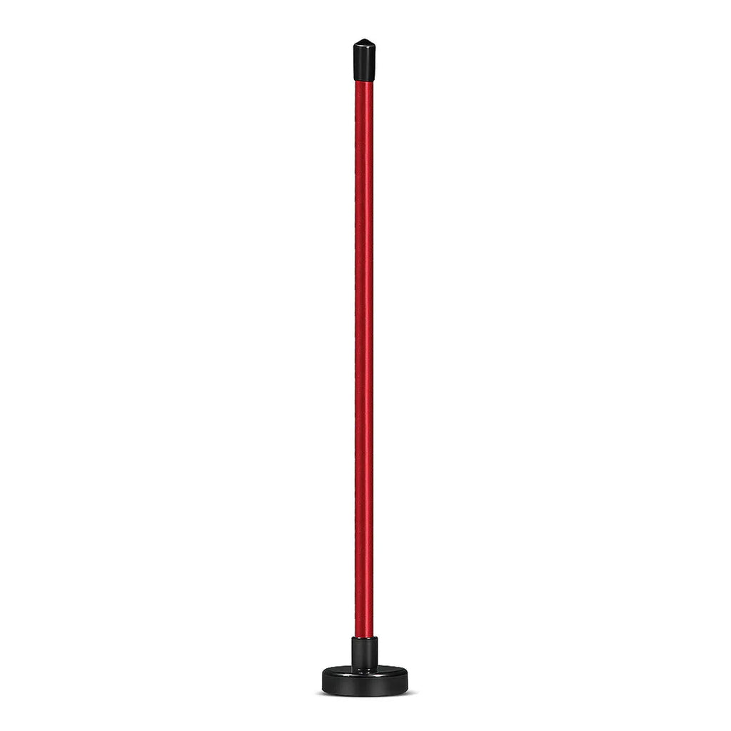 Aluminium alloy golf swing alignment trainer with magnetic baseball bar design in red colour