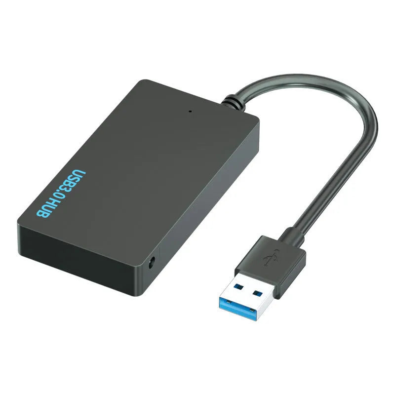 USB extender hub with 20cm cable showing multiple USB ports in pearlescent bag packaging