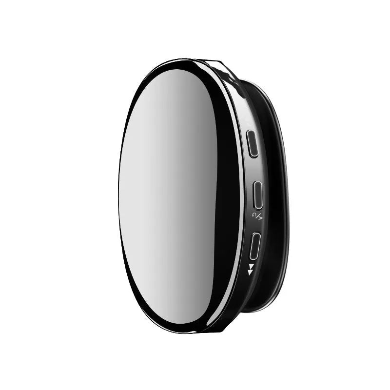 Bluetooth MP4 music player with OLED screen in blue, black or rose gold colours showing playback controls