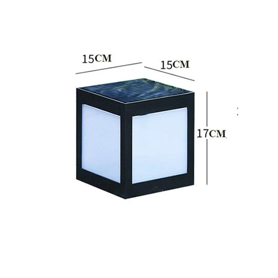 Solar garden lights for outdoor landscape illumination with waterproof design and LED light source