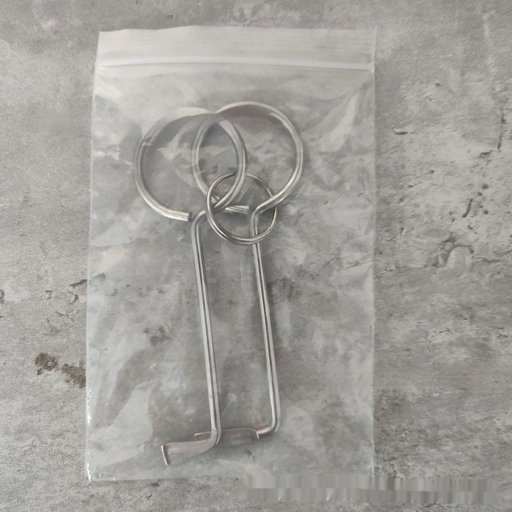 Two 24cm alloy steel spanner tools with dual-head open-ended designs for household and vehicle repairs