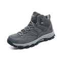 High-top hiking shoes with flannel upper and rubber soles in various colours for outdoor walking