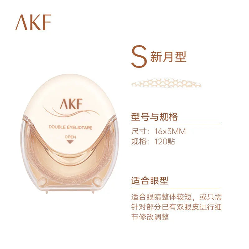 Double eyelid stickers in invisible natural traceless lace design with 120 patches