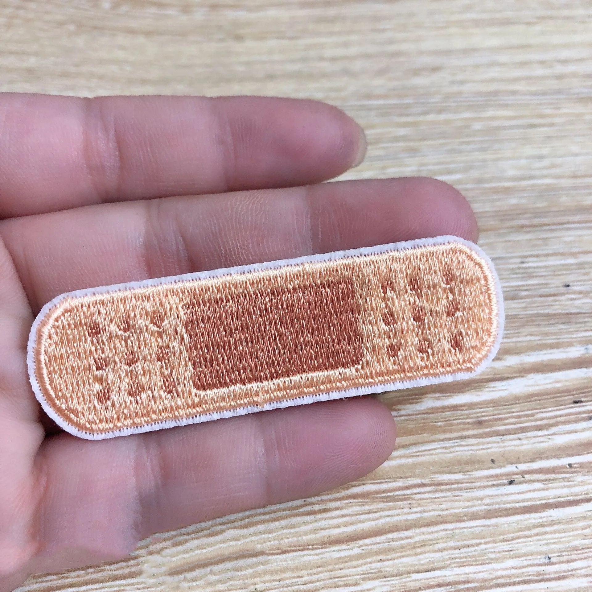 Pack of 10 embroidered cloth sticker patches for iron-on clothing customisation