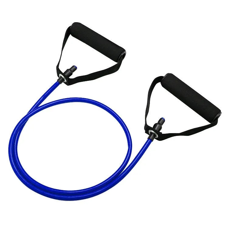 Colour-coded adjustable chest expander with TPE tension rope for home fitness