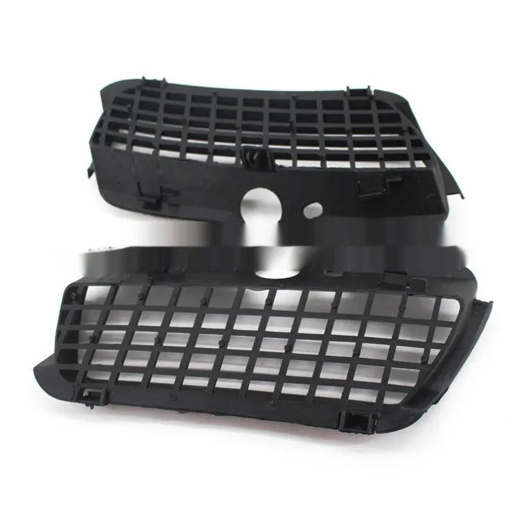 Black ABS plastic Volkswagen Golf 3 front bumper fog light covers pair for lower grille replacement