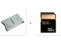 SD to PCMCIA adapter card with stainless steel housing for Mercedes-Benz car navigation systems