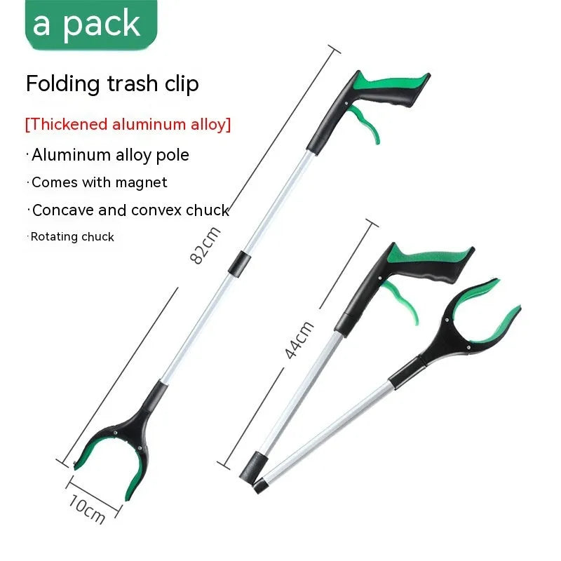 Blue plastic and aluminium alloy trash folder clip pliers for organising materials.
