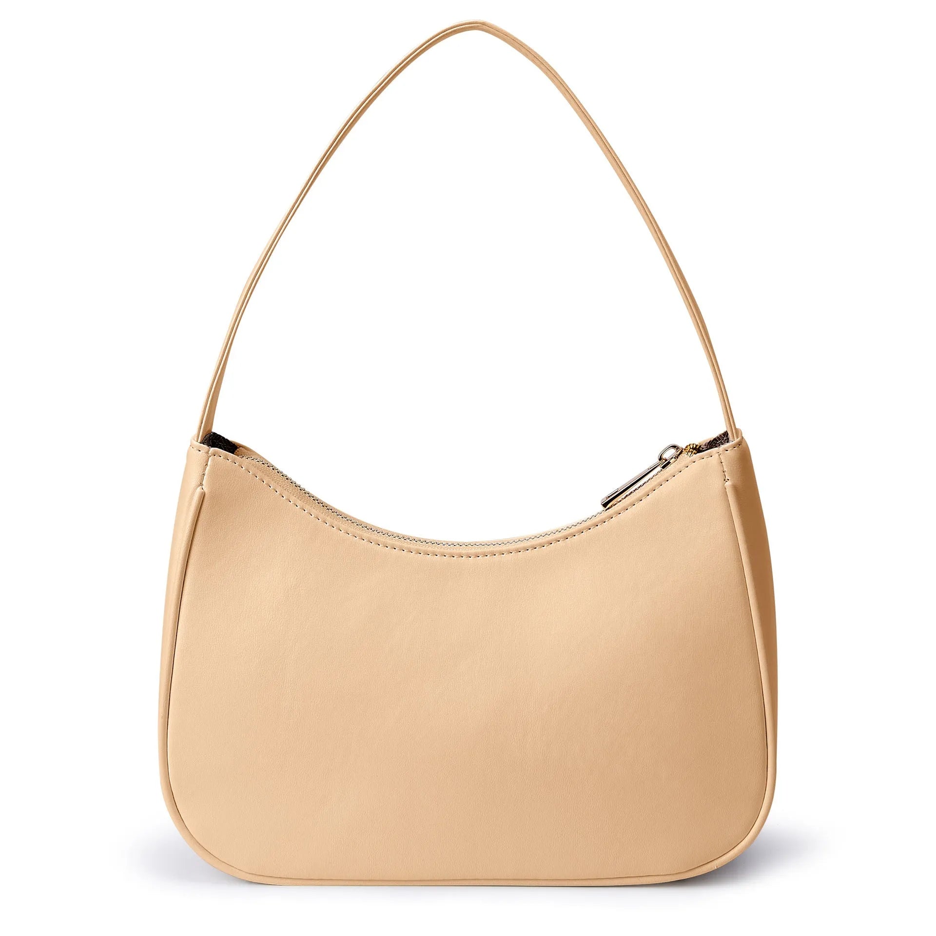 Retro waterproof shoulder bag in multiple colour options including apricot and black adjustable
