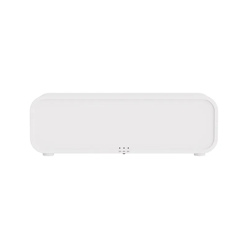 Black or white dynamic aroma diffuser with music synced colour changing light and remote control