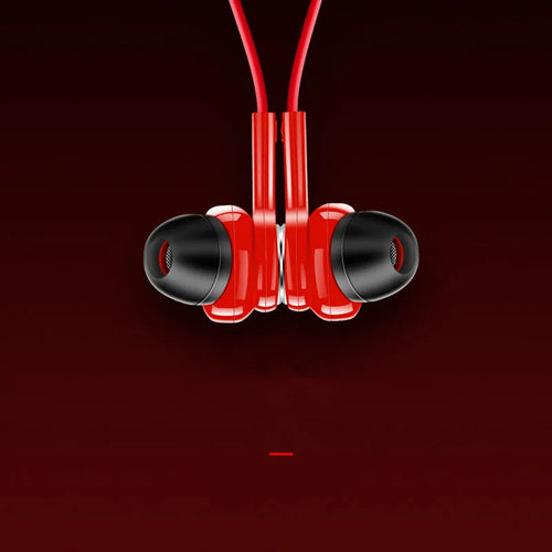 G03 neckband sports Bluetooth earphones in red, black, or white with bilateral stereo sound