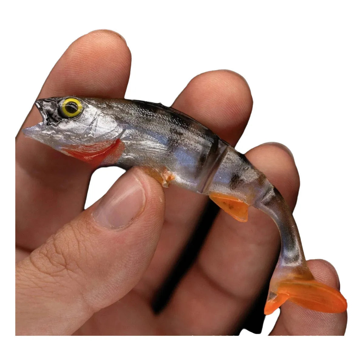 Fish T Tail catfish sea fishing soft lure artificial bait with realistic fish colour pattern
