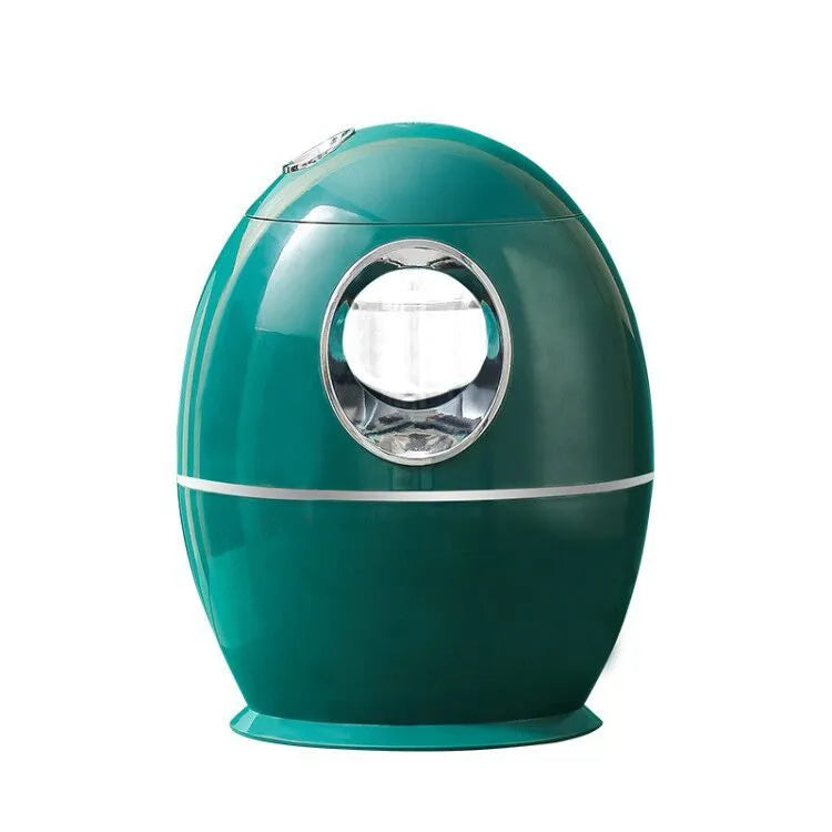 White round silent aromatherapy humidifier body with 800ml tank and USB connection