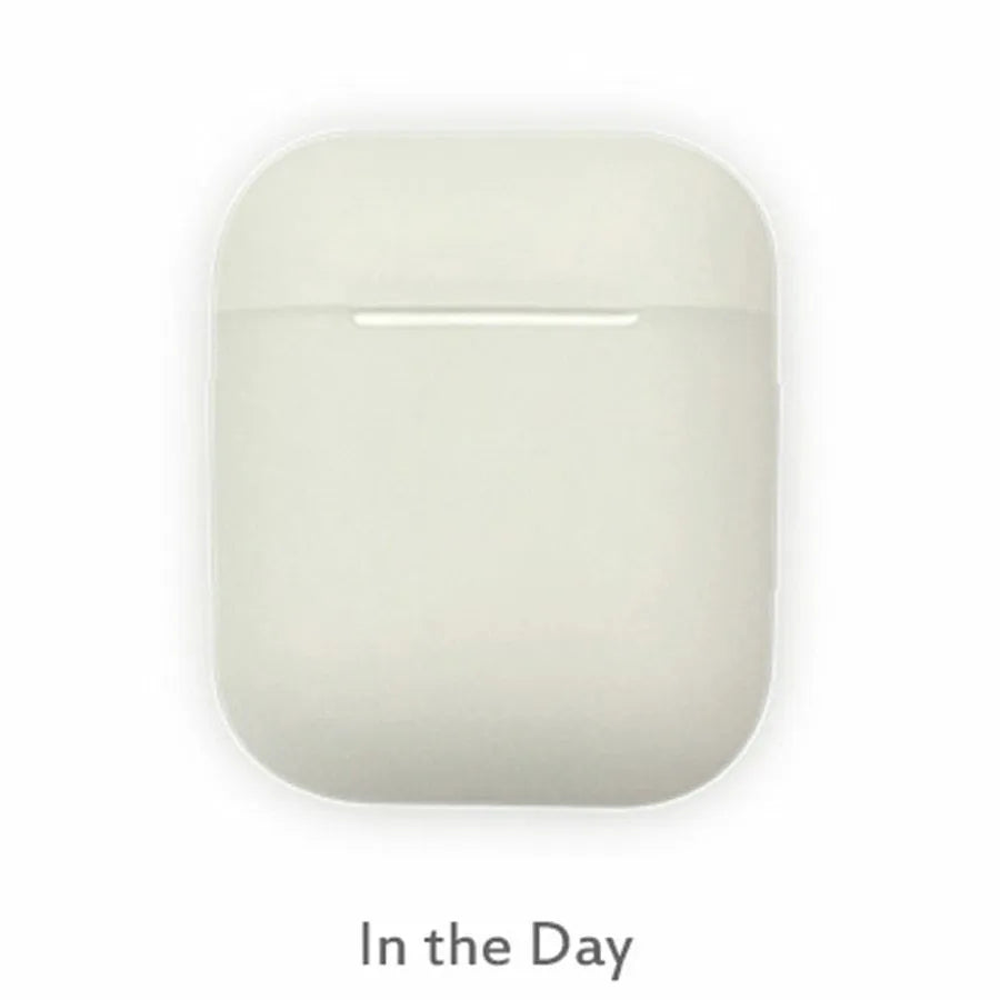 Luminous silicone flip-top protective case for Apple AirPods wireless earphones