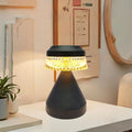 Black USB-powered LED bedside night light with electrodeless dimming control