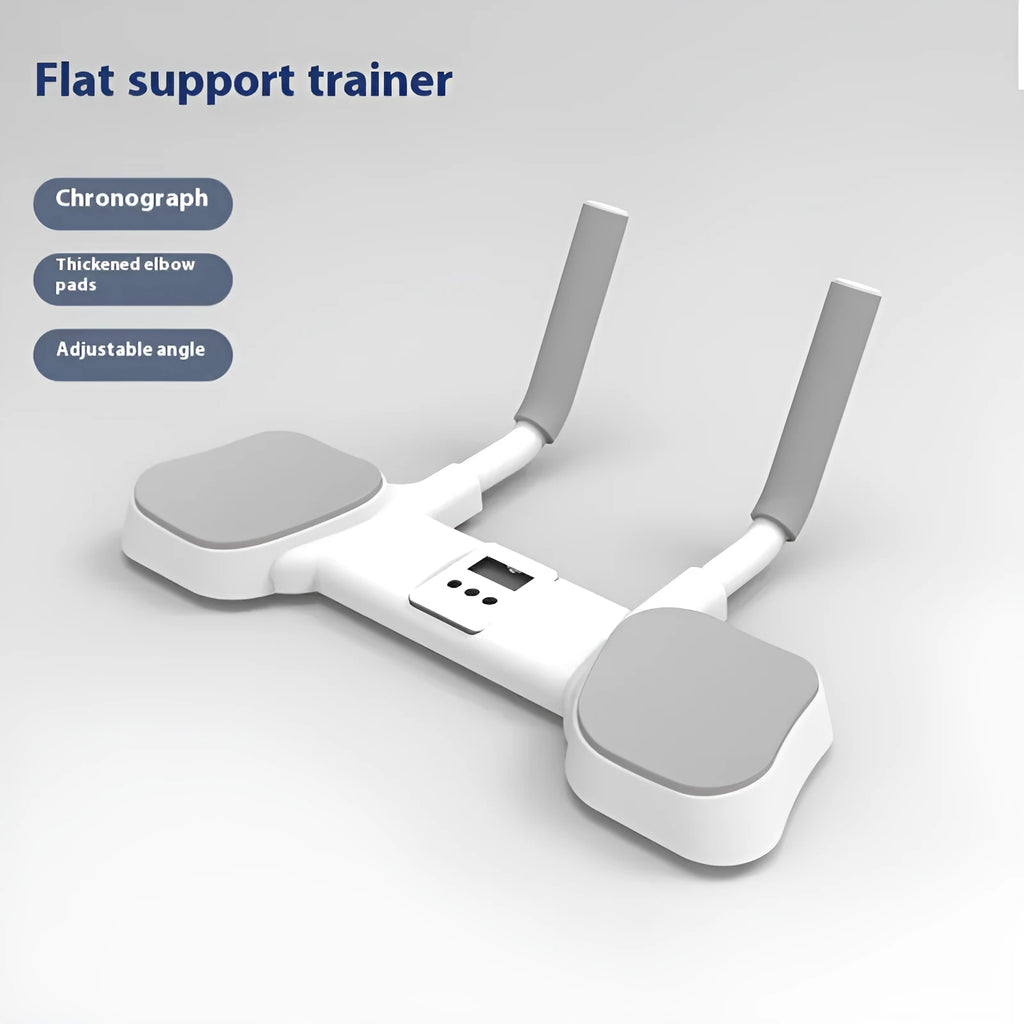 White flat support trainer with alloy aluminium tube construction for household fitness