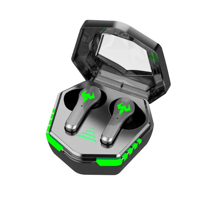 N35 black wireless gaming Bluetooth in-ear headset with noise reduction