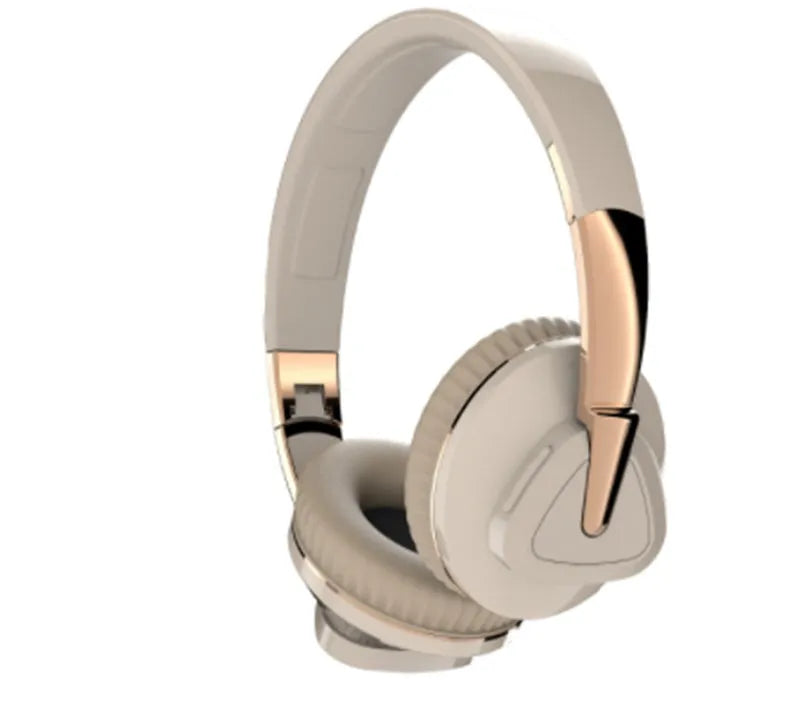 H3 wireless over-ear headset in black with Bluetooth 5.0, AUX jack, and TF card slot features