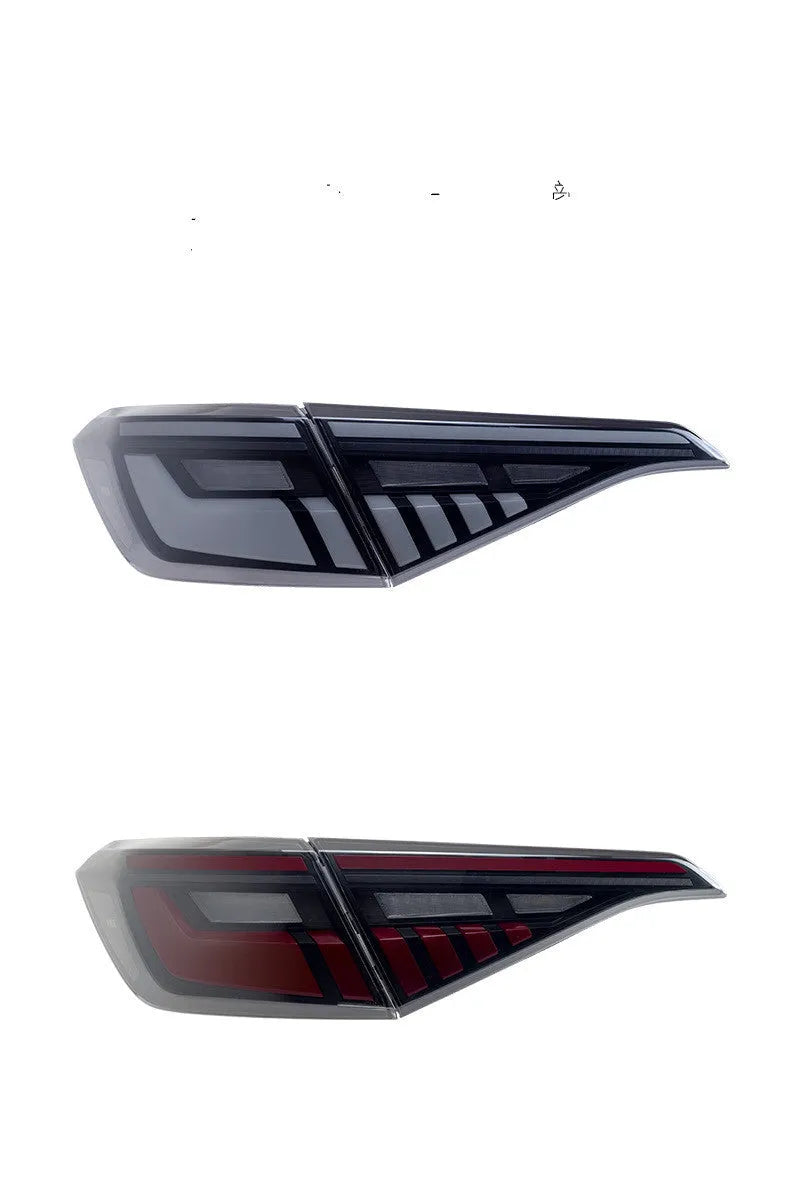 11th Generation Honda Civic black LED taillight assembly with sequential turn signals