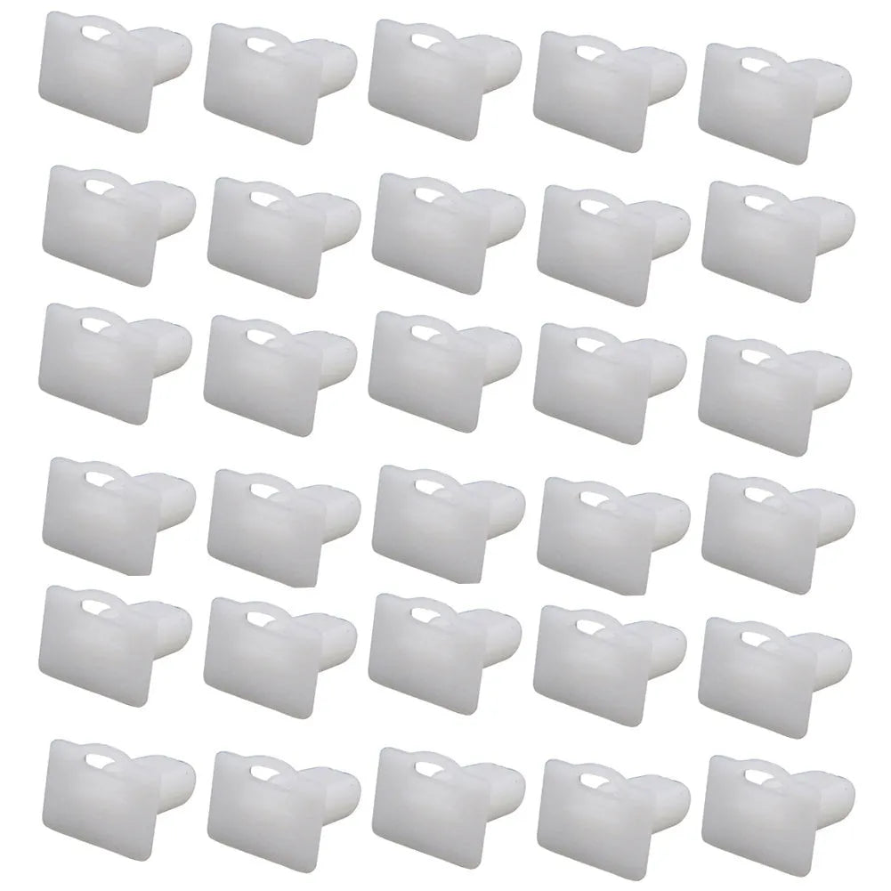 Automobile plastic glue nails and buckles in D318 colour, 60 piece pack for vehicle interior fastening