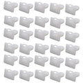 Automobile plastic glue nails and buckles in D318 colour, 60 piece pack for vehicle interior fastening