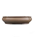 Handmade antique papaya-shaped purple clay flower pot with 46cm length