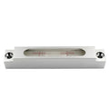 Mini strip spirit level made of metal and glass measuring 132mm for machine tool decoration