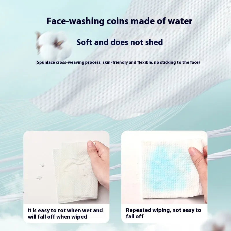 Soft disposable towel roll with removable hanging hook for bathroom and household cleaning