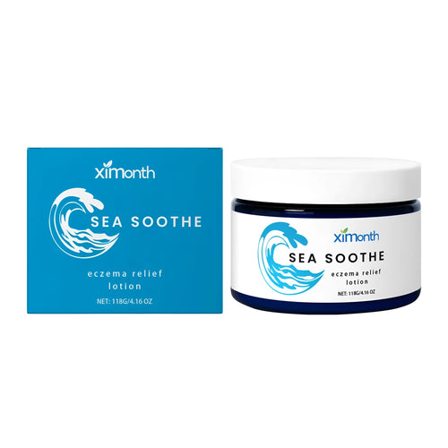 Jar of barrier repair cream with mint leaves and shea butter, 118g.