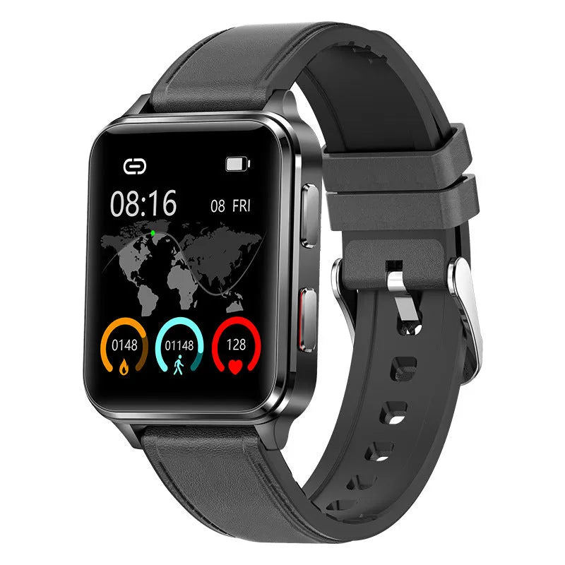 Multi-sport watch with 1.70-inch tempered glass screen showing fitness metrics on display