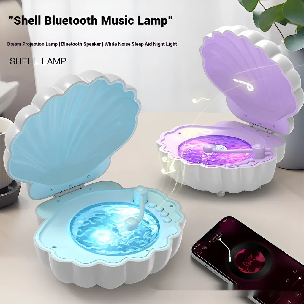 Retro vinyl record player shaped desk lamp in blue colour with portable battery operation