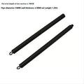 Two-segment push-and-pull fitness stick with rope for yoga and Pilates resistance training