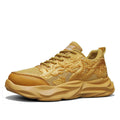 Men's casual fly knit sneakers with dragon design and rubber sole in multiple colour options