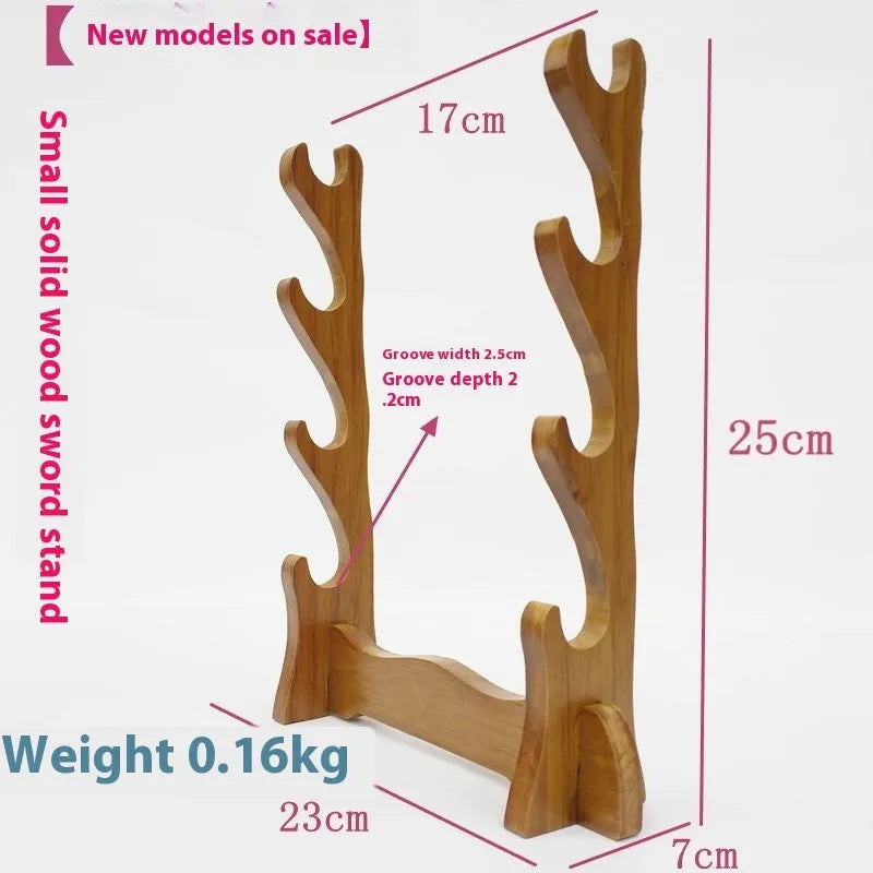 Chinese style handmade wooden wall bracket shelf with multiple layer options on a plain background.