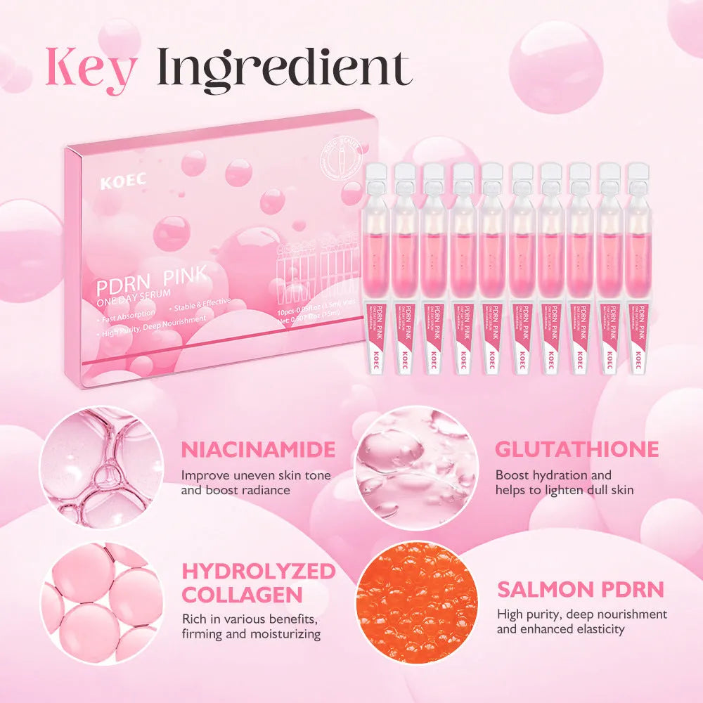 KOEC 10 pack disposable moisturising sheet masks made from latex material
