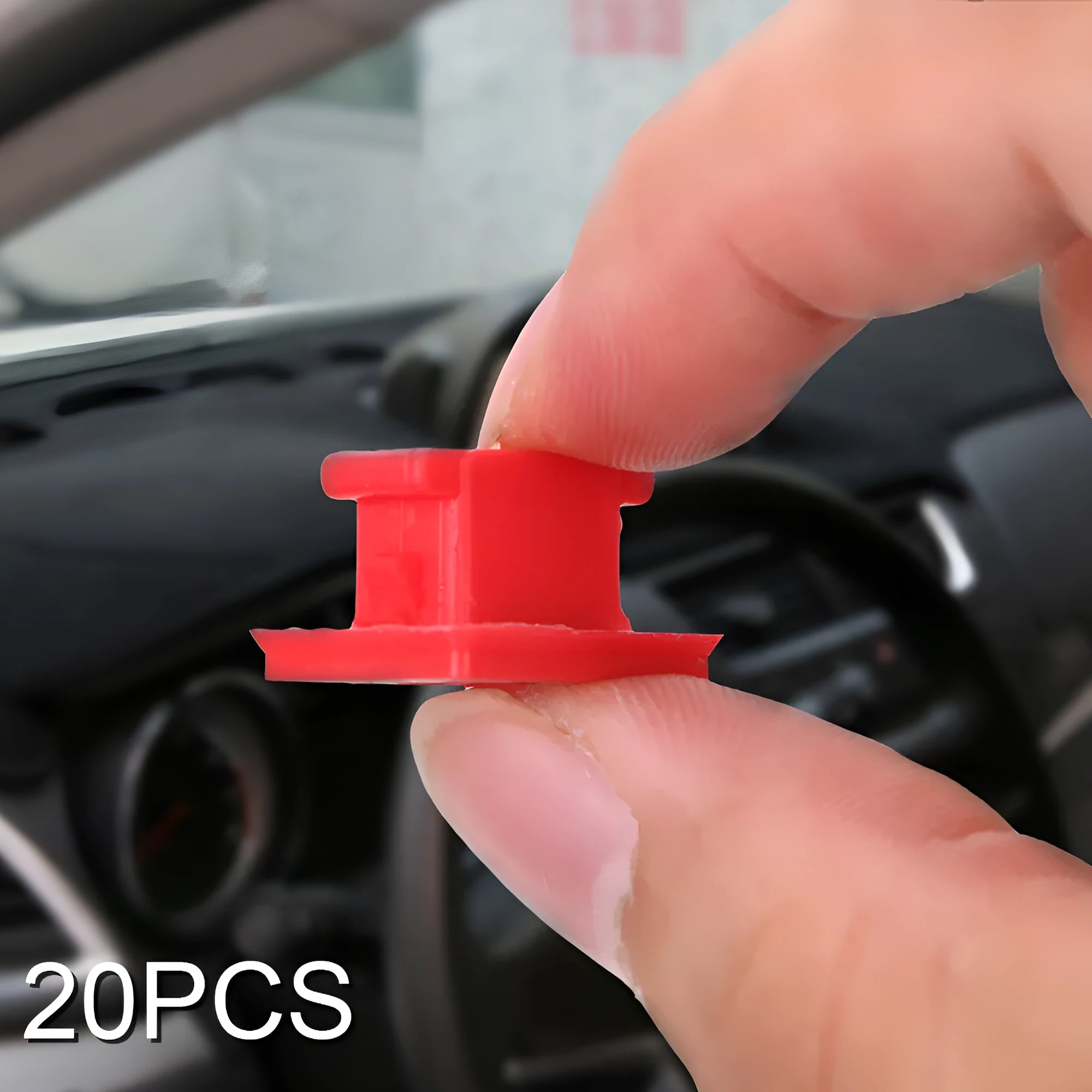 Pack of 10 black plastic snap-fit clips for BMW door panel walnut trim on 3, 7, X3, E46 models
