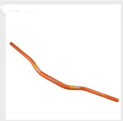 Orange aluminium alloy scrambling motorcycle handlebar with 28mm clamp and 80cm width specification