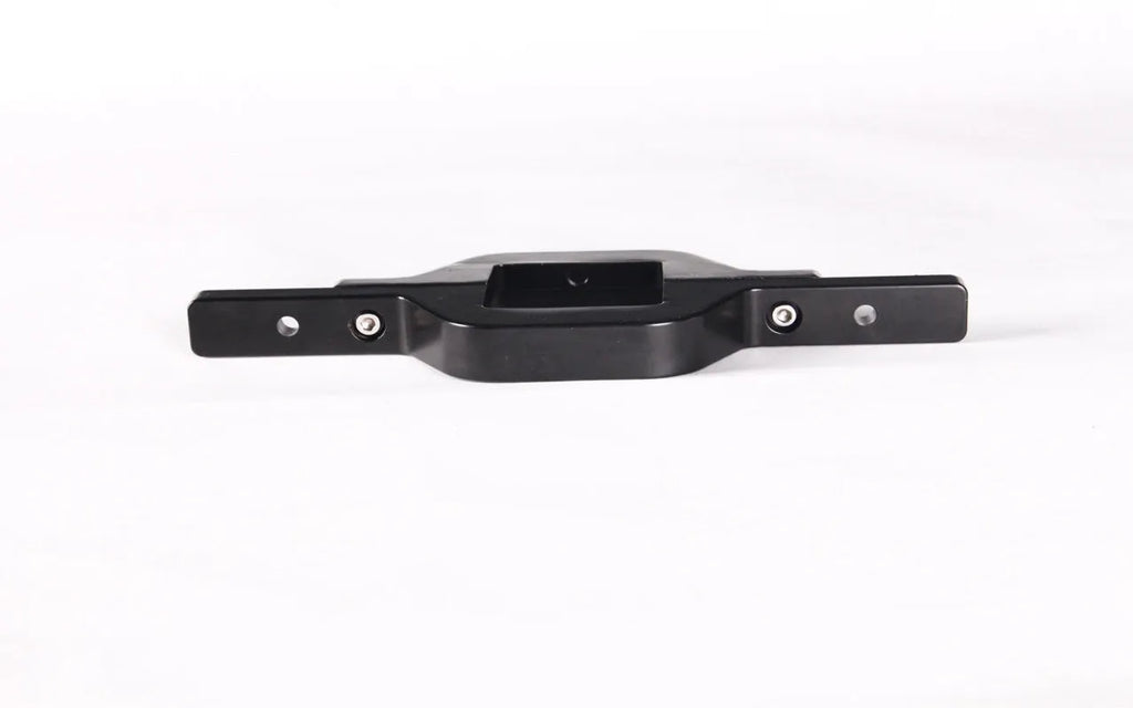 Black universal coupler bracket for trailer hook lamp holder mounting on off-road vehicles