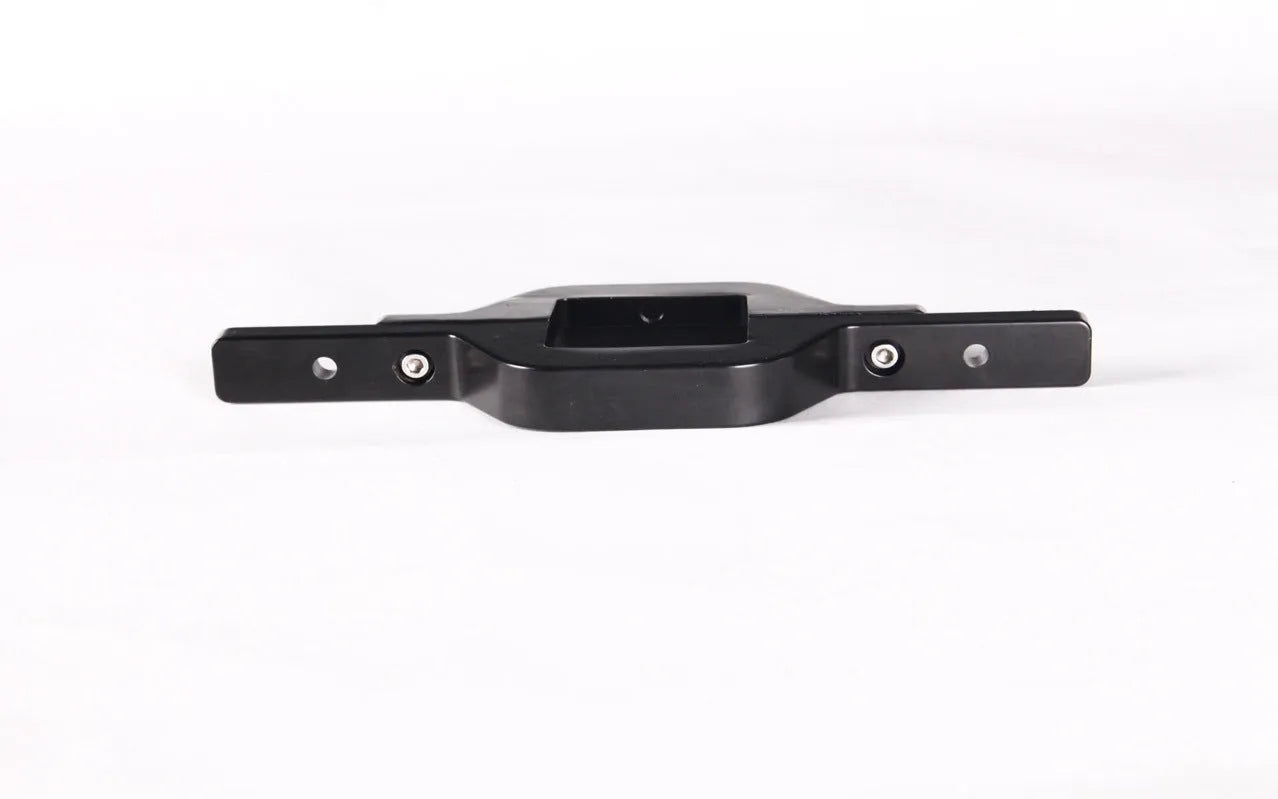 Black universal coupler bracket for trailer hook lamp holder mounting on off-road vehicles