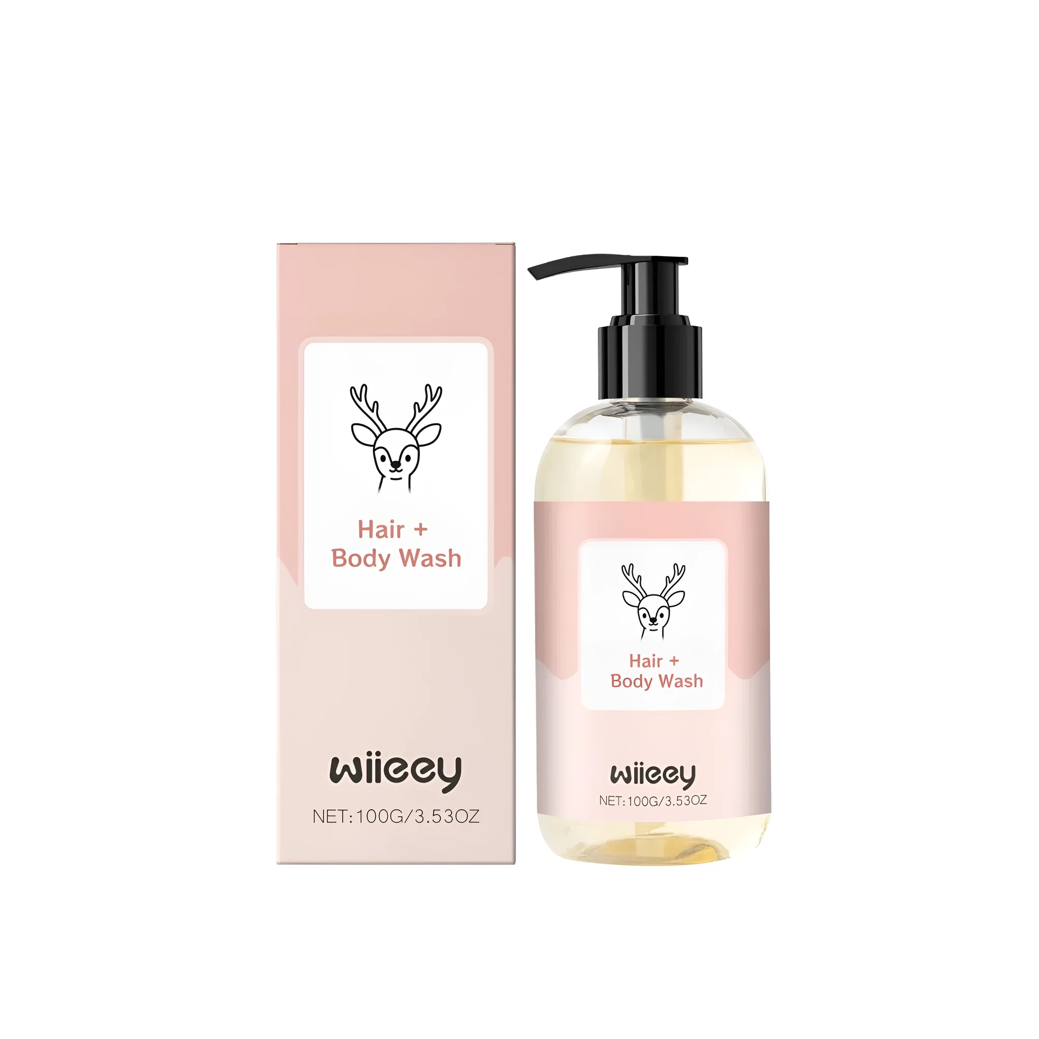 100g bottle of low sensitivity washing and bathing two-in-one cleansing gel with oat extract