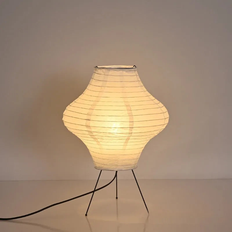 Silent Wind Xuan Paper Japanese style table lamp with three-colour lighting