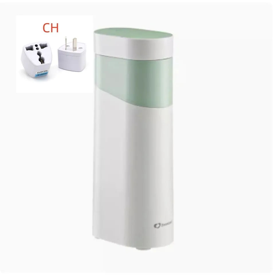 Compact instant water dispenser with nano heating film technology in black or green colour options