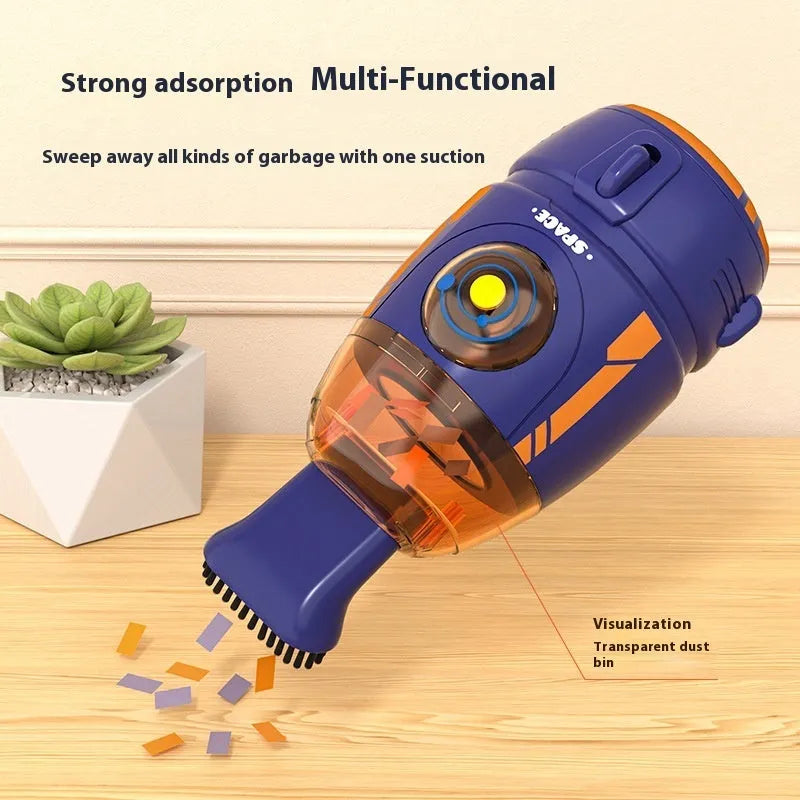 USB rechargeable handheld desktop vacuum cleaner in various colours for keyboard and computer dust removal