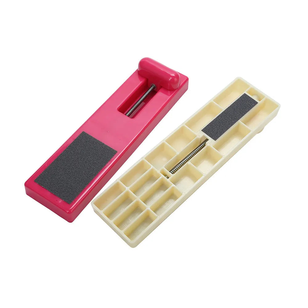 Imported pink and white ballet foot trainer with rotation mechanism for instep and toe flexibility