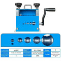 SD-017 manual wire stripping machine showing compact design and cable insertion point