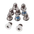 Ten metal replacement screws for MacBook Pro Retina A1502, A1398, A1425 bottom shell.