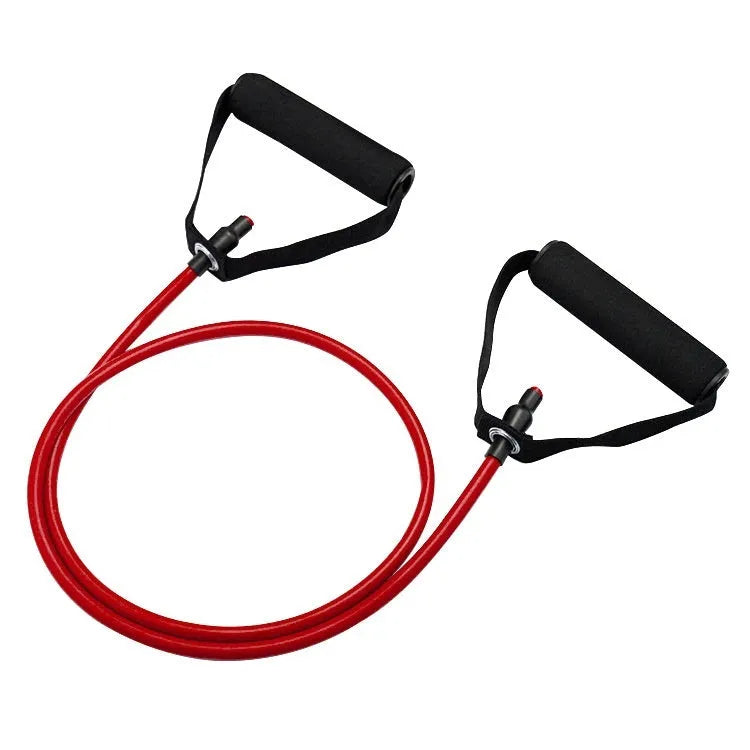 Colour-coded adjustable chest expander with TPE tension rope for home fitness