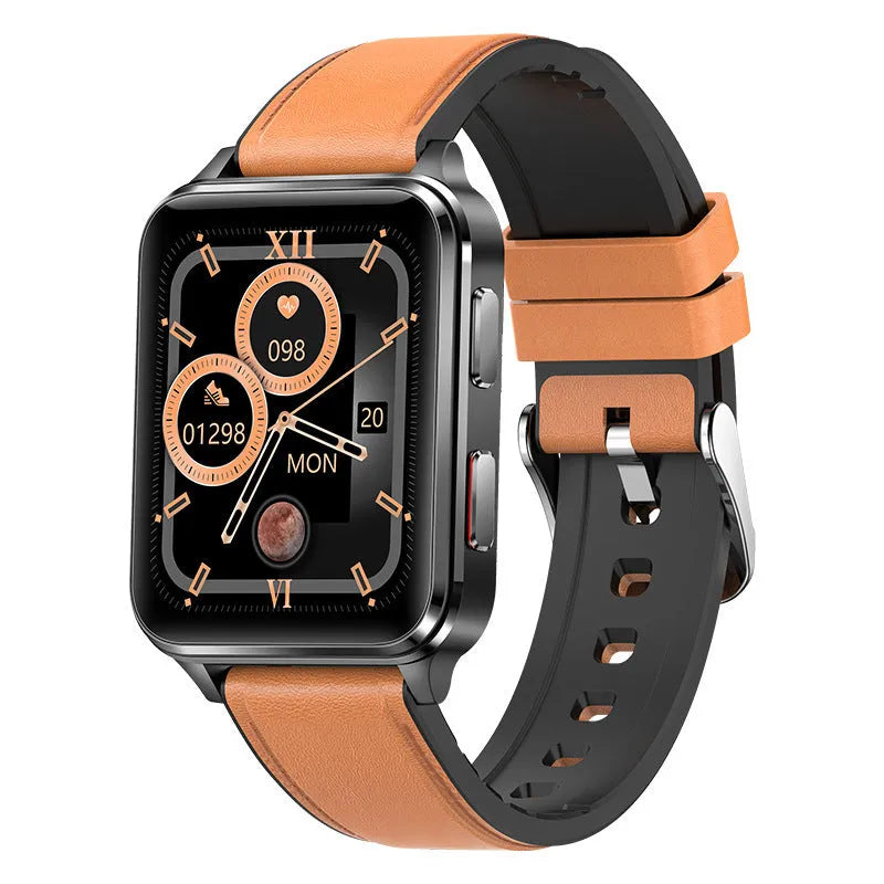 Multi-sport watch with 1.70-inch tempered glass screen showing fitness metrics on display