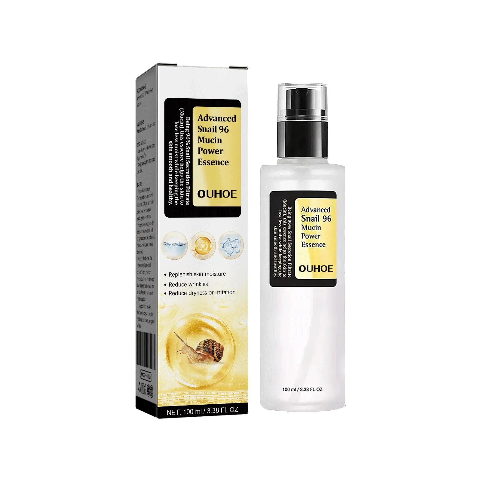 100ml Snail Serum Collagen Facial Serum Original bottle for hydrating and firming skin