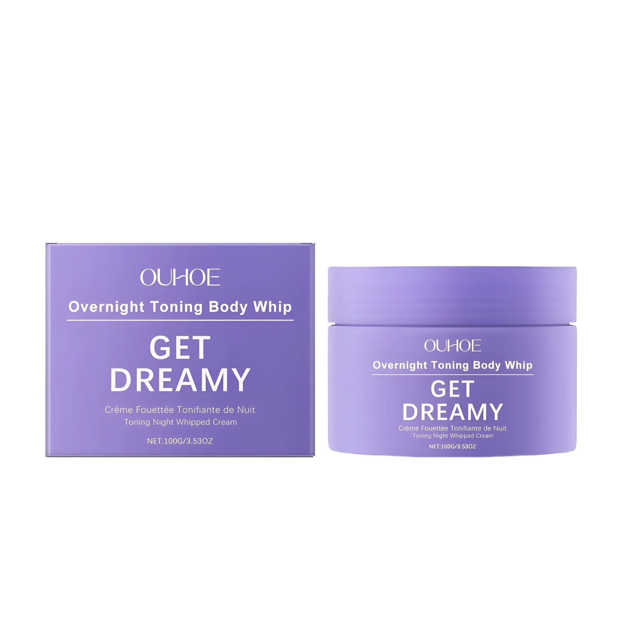 100g jar of body shaping firming cream with drunken eggplant root extract and vitamin E